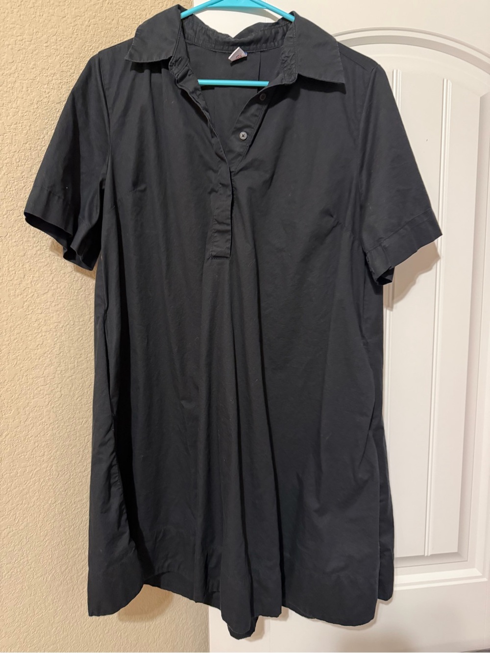 Old Navy Black Collard Dress